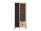 artisan oak, feuille noire mate, verre