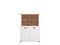 blanc, artisan oak, feuille blanche mate