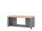 artisan oak, gris graphite, verre